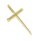 CROCE PENDENTE IN BRONZO DORATO 2534